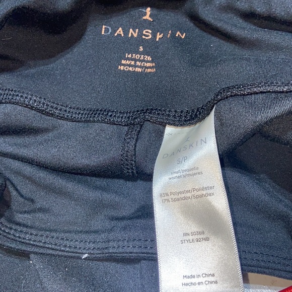 Danskin Double Brushed 78 Leggings S 